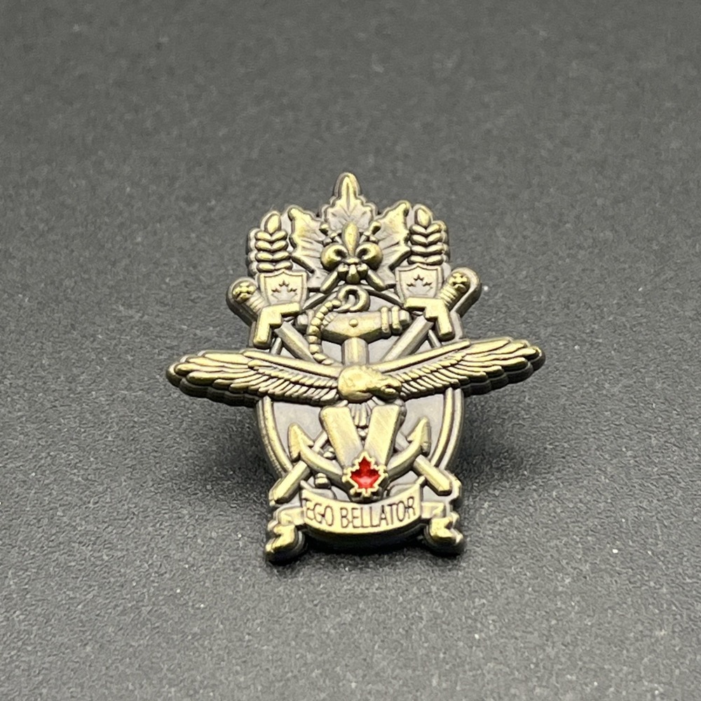 Canada Canadian Military Ego Bellator I Am A Warrior Lapel Hat Pin
